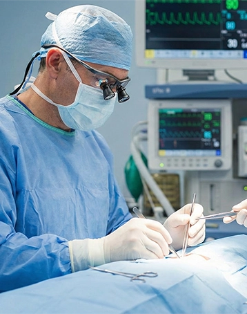 Médico quirúrgico en cirugía